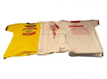 Trio Of Vintage 1980's,  New Haven, CT Road Race Collectible T-shirts. PLEASE LOOK