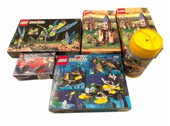 Six Unopened Legos Sets.