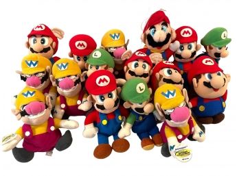 16 Nintendo  Mario Brothers-super Mario Plush Toys.