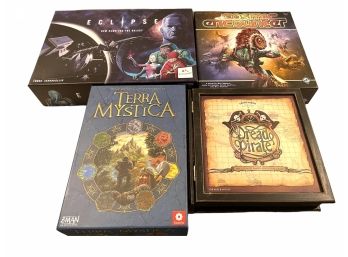 Four Pre-owned Board Games.