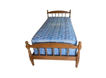 Vintage Maple Single Size Bed.