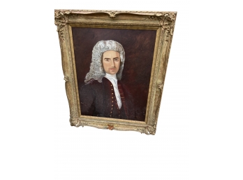 Painting In Ornate Antique Frame