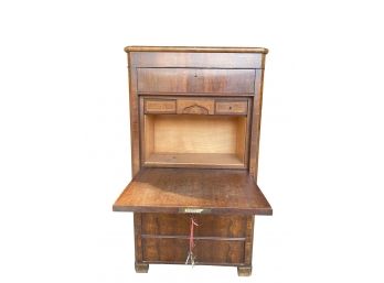 Antique Drop Front Desk, Late 1800's Germany