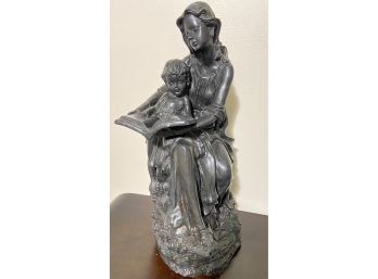 Bronze Statue - Mother And Daughter