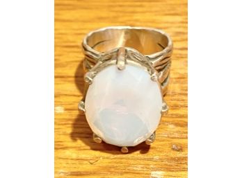 Genuine Moonstone Ring Made In Boutique In Jerusalem