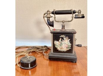 Antique Swedish Crank Telephone