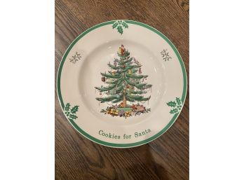Spode 'Cookies For Santa'  Plate- New In Box
