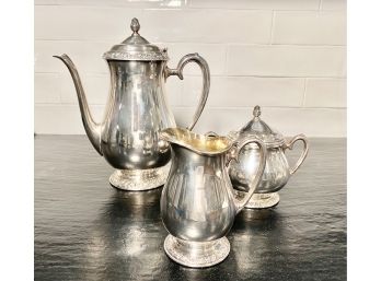 Vintage Henley Oneida Community Ltd Silver Plate Tea Coffee Service