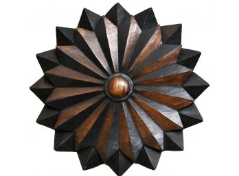 Carved Wood Wooden Star Wall Decor