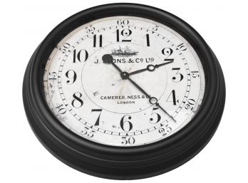 Timeworks J. Lyons Camerer Ness & Co. Wall Clock