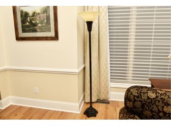 Torchiere Floor Lamp With Frosted Shade (1 Of 2)