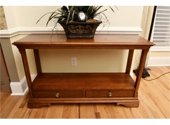 Broyhill Two Tiered Sofa Console Table