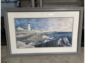 Beautiful Signed Lighthouse Print