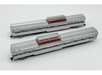 2 Con-Cor Passenger Dome Observation Coaches ~ N Scale ~