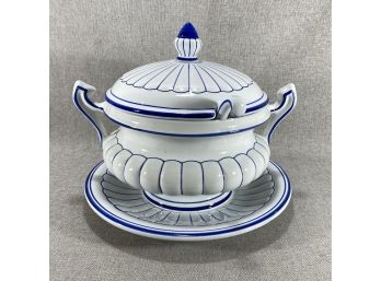 Soup Tureen With Platter