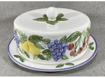 Ceramic Cake Platter With Cover