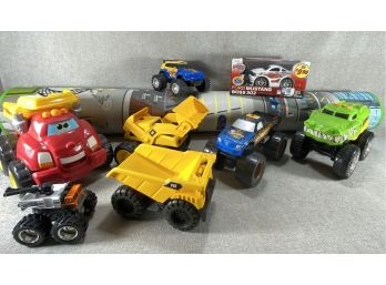 Toys - Trucks, Cars, & Play Mat - Cat, Tonka, Hot Wheels, RC Mustang