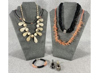 Jewelry - Necklaces, Bracelet & Pierced Earrings