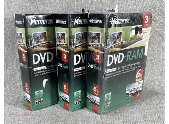 DVD-RAM Rewritable Disks In Original Boxes
