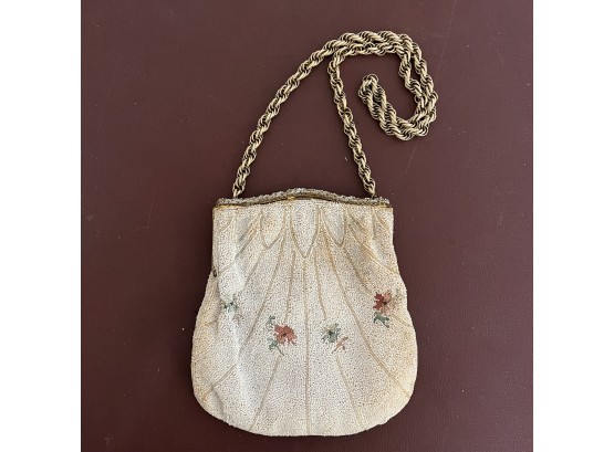 An Antique Parisian Beaded Evening Bag  - Very Elegant And Beautifully Crafted