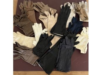 Kid Gloves - Lovely Leather Gloves - Mostly Size 7