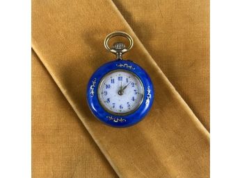 An Antique Enameled Ladies Pocket Watch - Swiss - Restoration Project