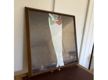 An Original Artwork On Paper - Framed Under Glass - Signed