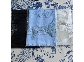 3 Silky Scarves - New In Packaging - Nice Gifts
