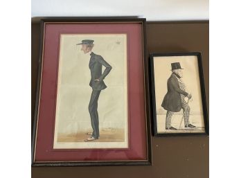 Antique Framed Prints - Spy For Vanity Fair And Capt Thomas Fraser