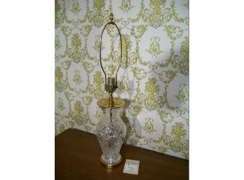 Fabulous Waterford Crystal Lamp From Klaffs Lighting $550 Retail (in 1990)