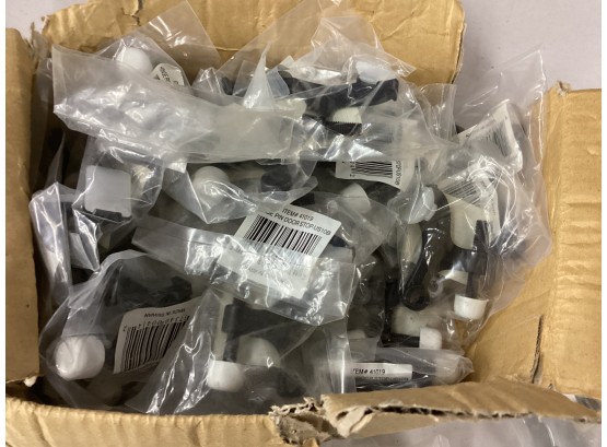 Whole Box Of Brand New Oil Rubbed Bronze And Satin Nickel Hinge Pin Door Stops New In Individual Packages