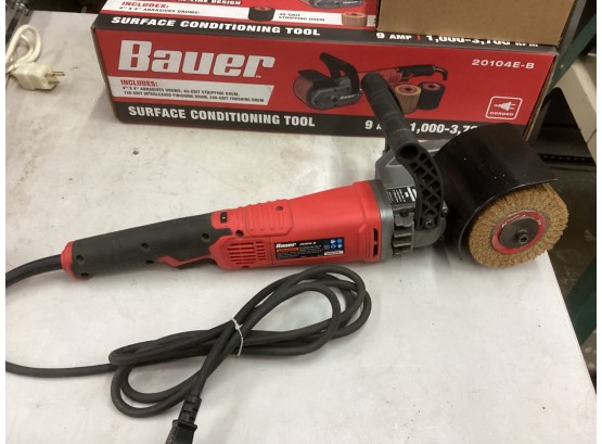 Like New Bauer Surface Conditioning Tool With Box Used On 1 Job, Worked Amazing Dont Need It Anymore Like New