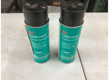 2 Cans Of 3m Underseal Undercoating No. 38883 19.8oz Can Ball Moves Freely In Can New Condition See Pictures