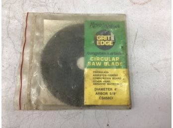 Brand New Remington Grit Edge Tungsten Carbide Circular Saw Blade 4in Dia. 5/8in  Arbor Grinder See Pictures