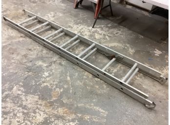8 Foot Aluminum Extension Ladder See Pictures Works As It Should