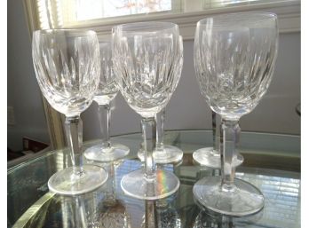 Set Of 6 Waterford Wine Glasses