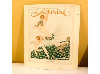 French Art Deco Magazine Cover 1920s Renouveau