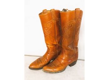 Tony Lama Mens Leather Cowboy Boots