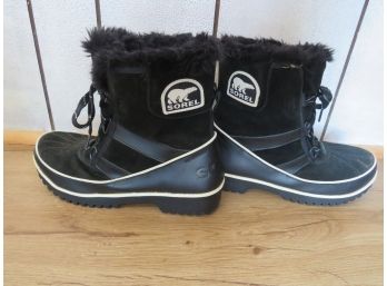 SOREL Tivoli II Waterproof Winter Boot Faux Fur Sz 9
