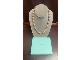 Tiffany & Co. Sterling Ball Necklace . Tiffany & Co And  AG925
