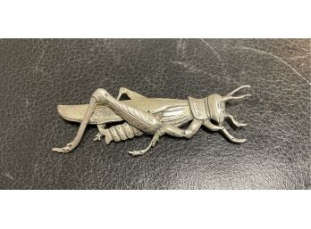 Vintage Sterling Grasshopper Brooch/pin By Guglielmo Cini Signed