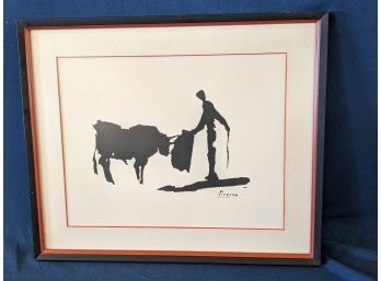 Vintage Pablo Picasso Lithograph From 'toros Y Toreros'