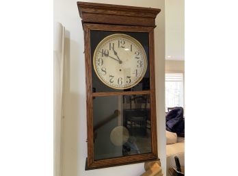 Vintage Sessions Clock Co Hanging Wall Clock With Key 16x5x34