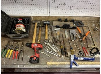 Miscellaneous Basement Workshop Tool Lot