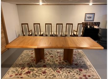 Stunning Nordic Furniture Dining Room Table With Two Removable Table Leaves