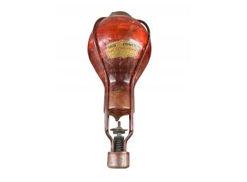 Vintage Red Comet Glass Ball Fire Extinguisher
