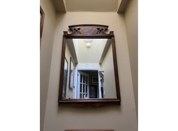 Antique Hanging Mirror With Eagle / Star Design