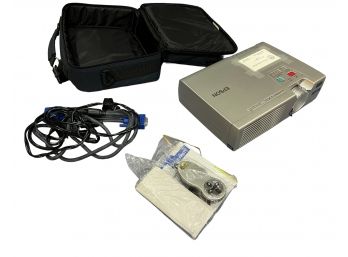 Epson Projector With Cords & Carrying Case