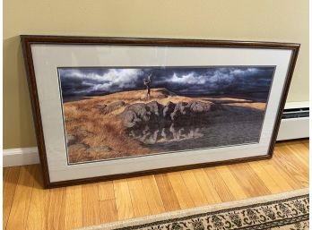 Bev Doolittle Signed & Numbered Native American Print Featuring Buffalo Reflection