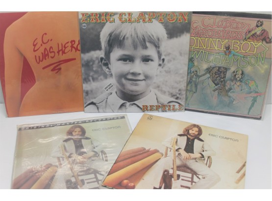 Eric Clapton Reptile 180g Import, E. C. Was Here, Yardbirds & 2 Copies Of Eric Clapton 1 MFSL Master Recording